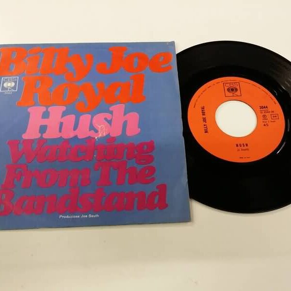 45 GIRI VINYL - BILLY JOE ROYAL - HUSH - WATCHING FROM THE BANDSTAND