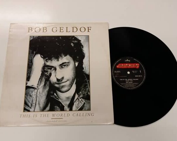 VINYL MAXI SINGLE - BOB GELDOF - THIS IS THE WORLD CALLING