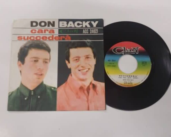 45 GIRI VINYL - DON BACKY - CARA - SUCCEDERA'