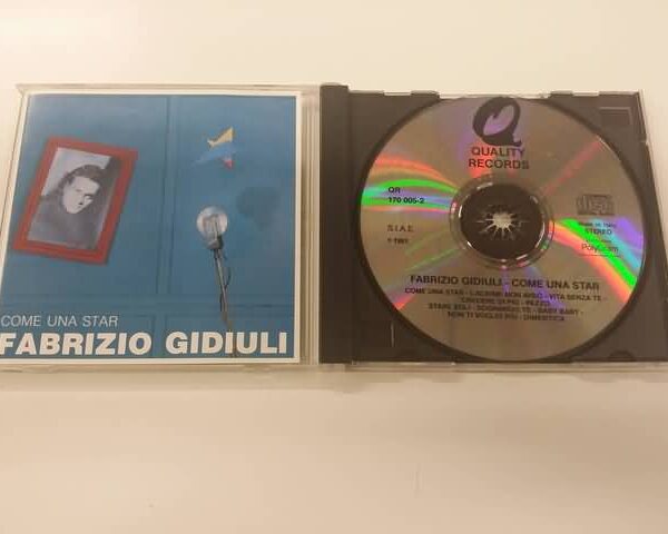 CD - FABRIZIO GIDIULI - COME UNA STAR