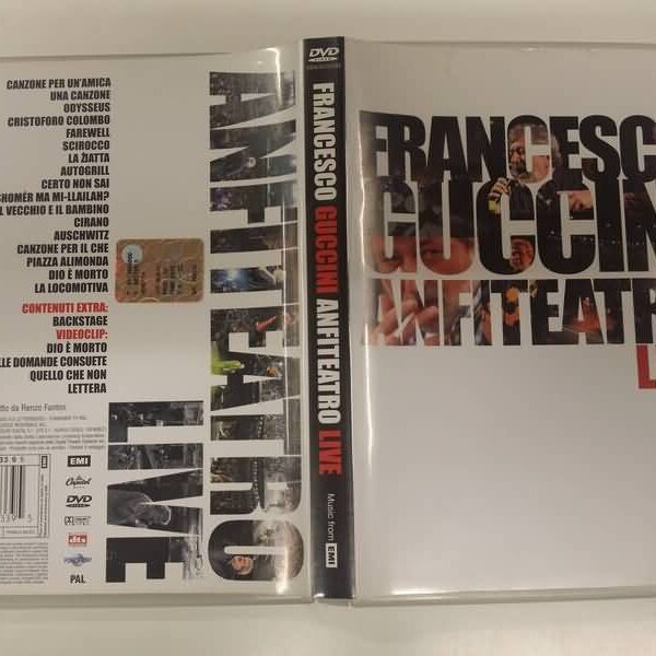 DVD - FRANCESCO GUCCINI - ANFITEATRO LIVE