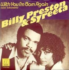 45 GIRI VINYL - BILLY PRESTON & SYREETA - WITH YOU I'M BORN AGAIN