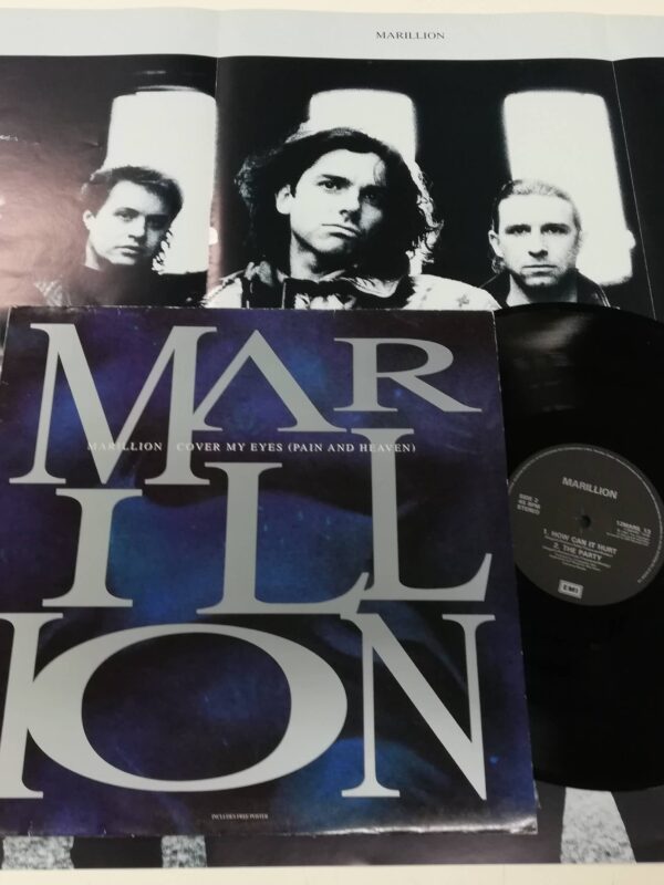 VINYL MAXI SINGLE - MARILLION - COVER MY EYES (PAIN AND HEAVEN)