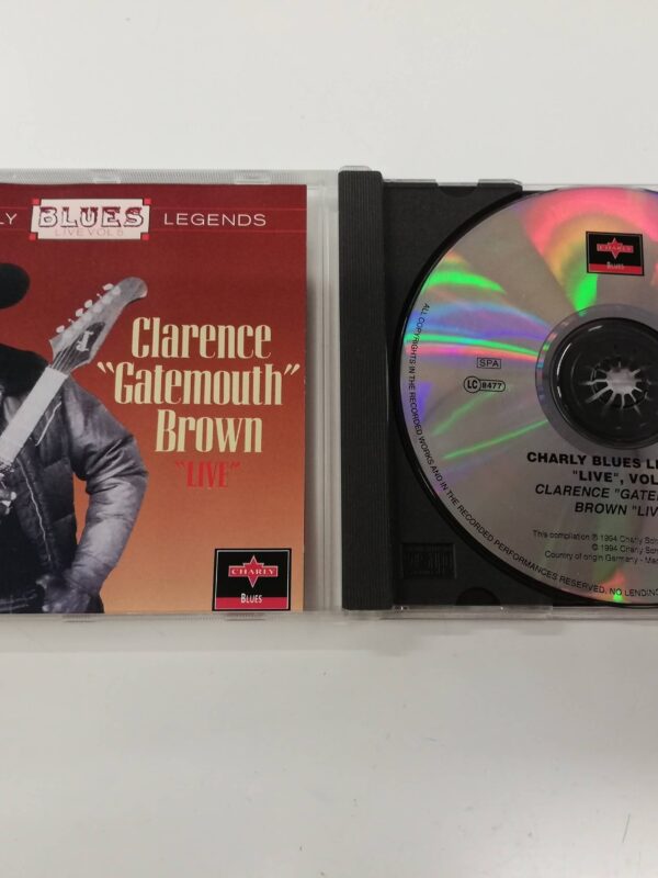 CD - CLARENCE GATEMOUTH BROWN - LIVE