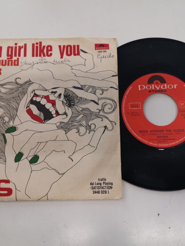 45 GIRI VINYL - Tritons - With A Girl Like You