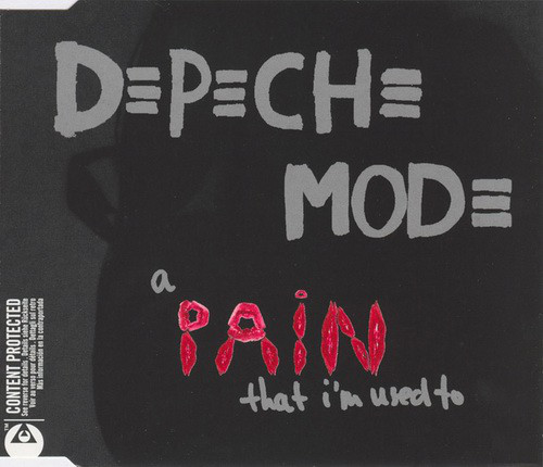 CD SINGLE - Depeche Mode - A Pain That I'm Used To