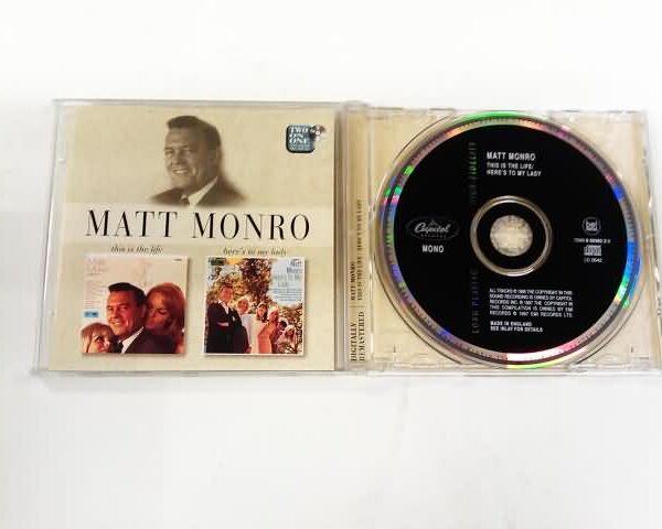 CD - MATT MONRO - THIS IS THE LIFE / HERE'S TO MY LADY