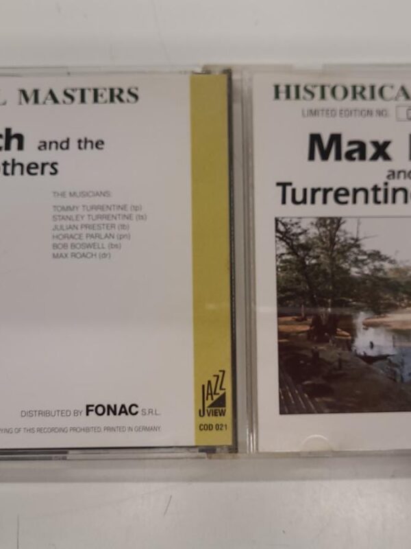 CD - Max Roach - Max Roach And The Turrentine Brothers