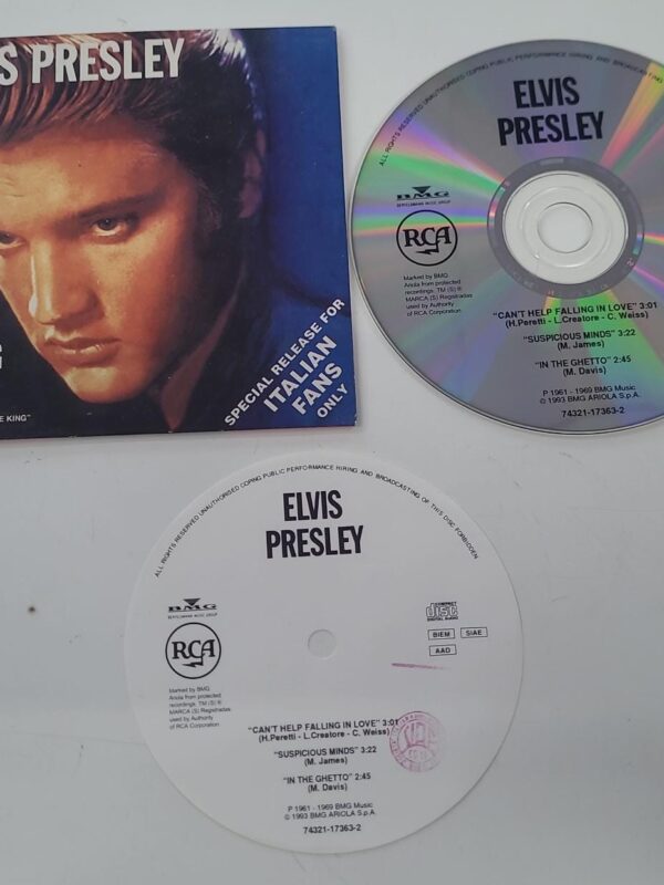CD SINGLE - Elvis Presley - Can't Help Falling In Love