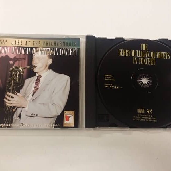 CD - GERRY MULLIGAN - QUARTETS IN CONCERT