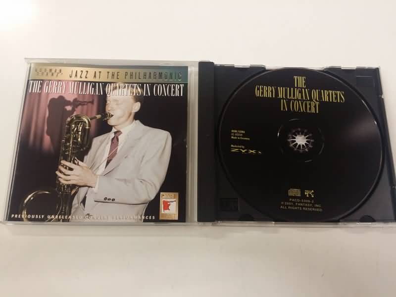 CD - GERRY MULLIGAN - QUARTETS IN CONCERT