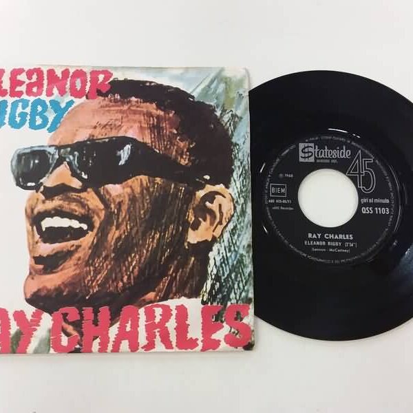 45 GIRI VINYL - RAY CHARLES - ELENOR RIGBY/WHEN I STOP DREAMIN'