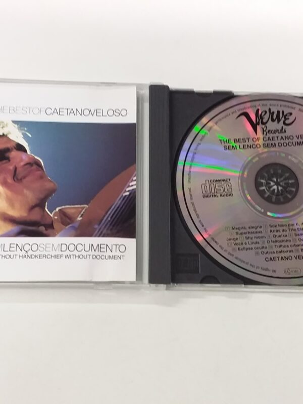 CD - CAETANO VELOSO - WITHOUT HANDKERCHIEF - THE BEST OF