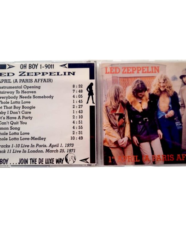 CD - Led Zeppelin - 1st April (A Paris Affair)