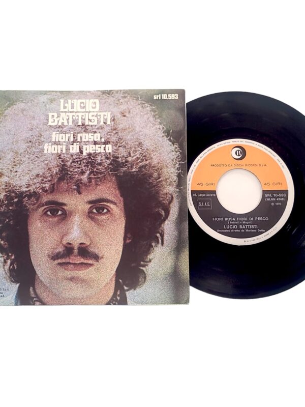 45 GIRI VINYL - LUCIO BATTISTI - Fiori Rosa, Fiori Di Pesco