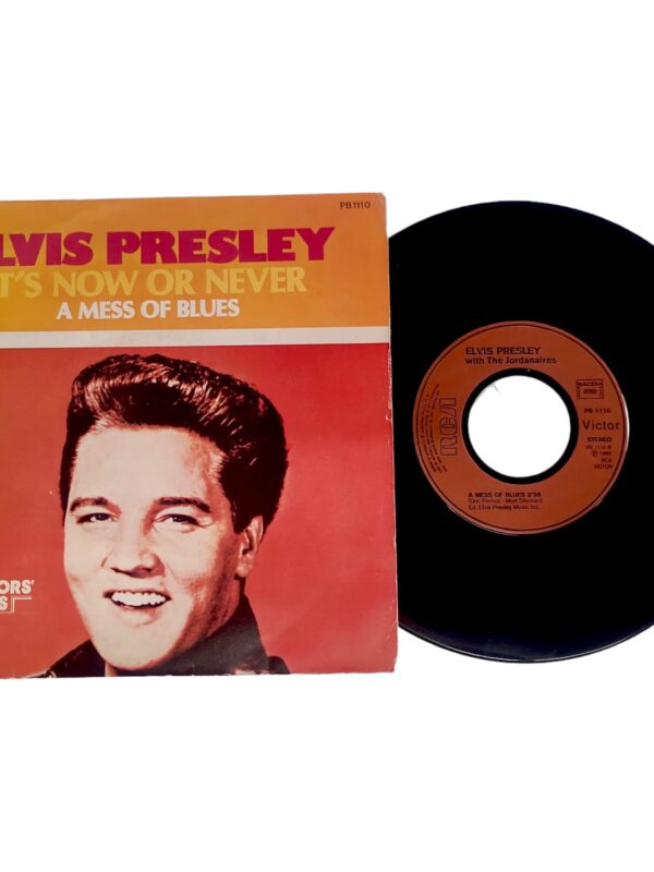 45 GIRI VINYL - Elvis Presley - It's Now Or Never
