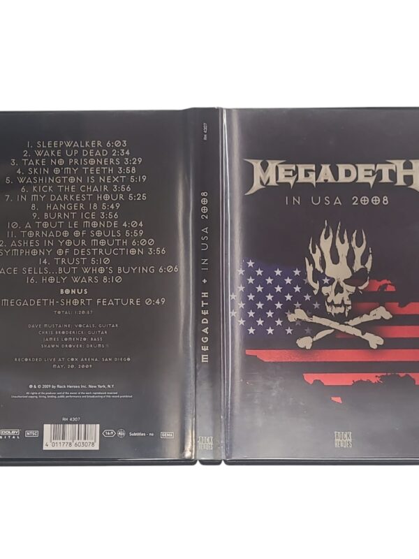 DVD - Megadeth - In USA 2008
