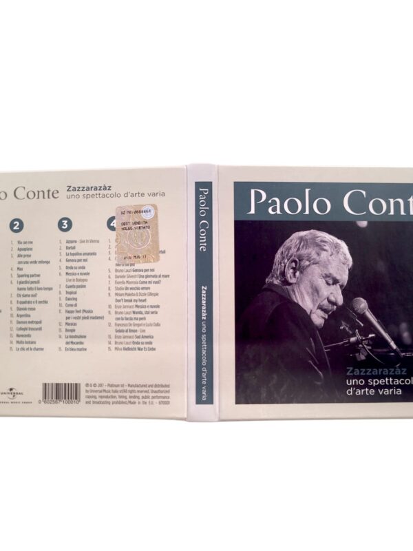 CD - Paolo Conte - Zazzarazaz Uno Spettacolo d'Arte Varia