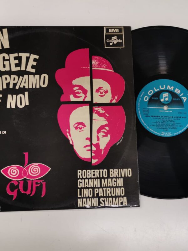 LP - I Gufi - Non Spingete Scappiamo Anche Noi