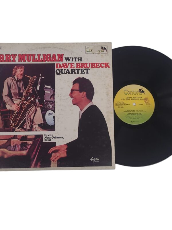 LP - Gerry Mulligan With The Dave Brubeck Quartet - Live In New Orleans, 1968