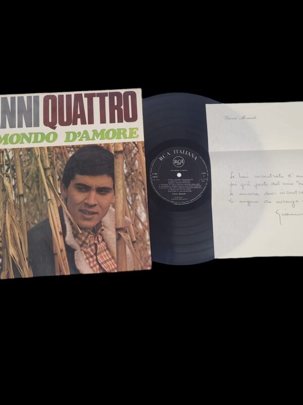 LP - Gianni Morandi - Gianni Quattro - Un Mondo D'Amore