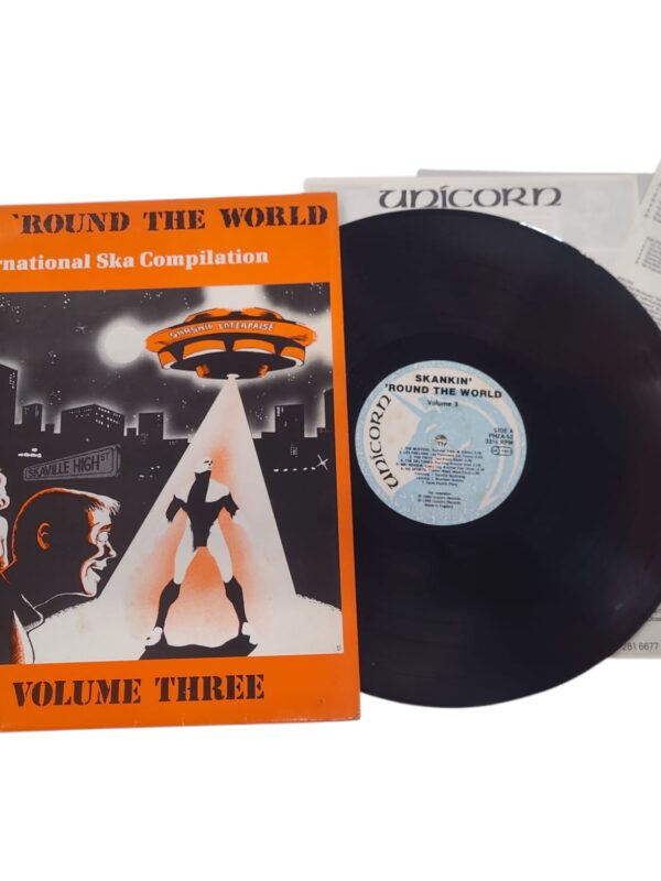 LP - Various - Skankin' 'Round The World - The International Ska Compilation - Volume Three