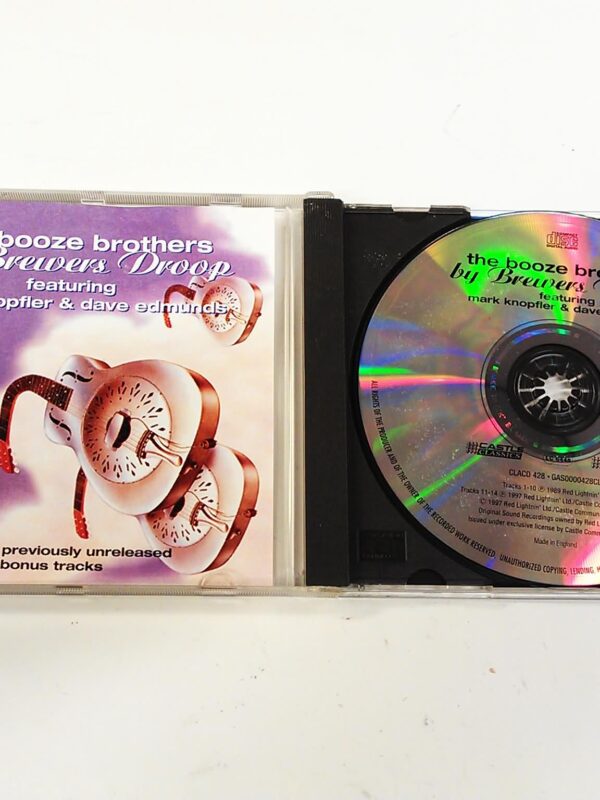 CD - THE BOOZE BROTHERS  FEAT. MARK KNOPFLER - BY BREWERS DROOP + BONUS