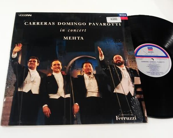 LP - CARRERAS DOMINGO PAVAROTTI - IN CONCERT METHA