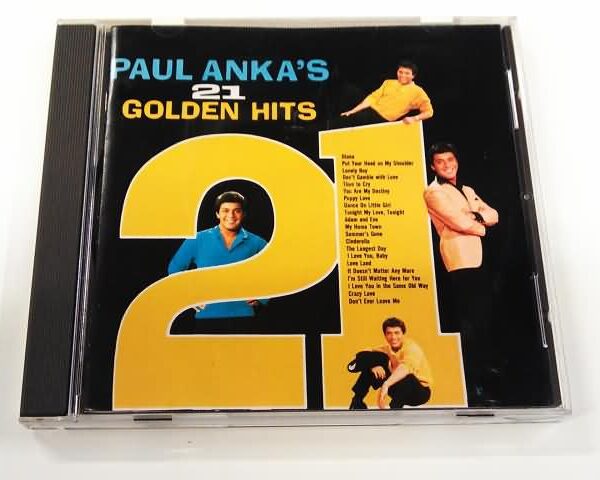 CD - PAUL ANKA - 21 GOLDEN HITS