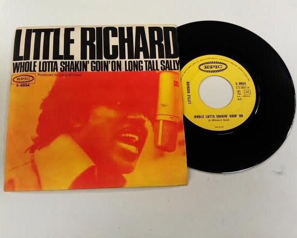 45 GIRI VINYL - LITTLE RICHARD - WHOLA LOTTA SHAKIN' GOIN' ON - LONG TALL SALLY