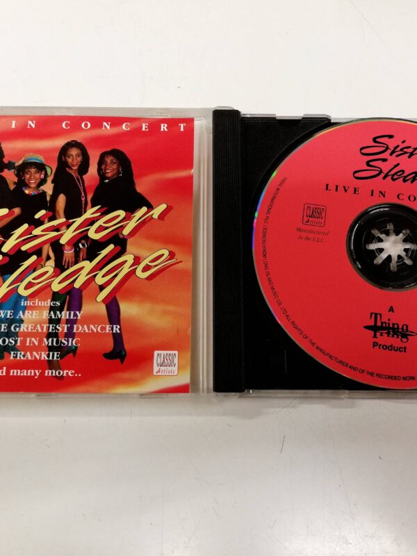 CD - SISTER SLEDGE - LIVE IN CONCERT