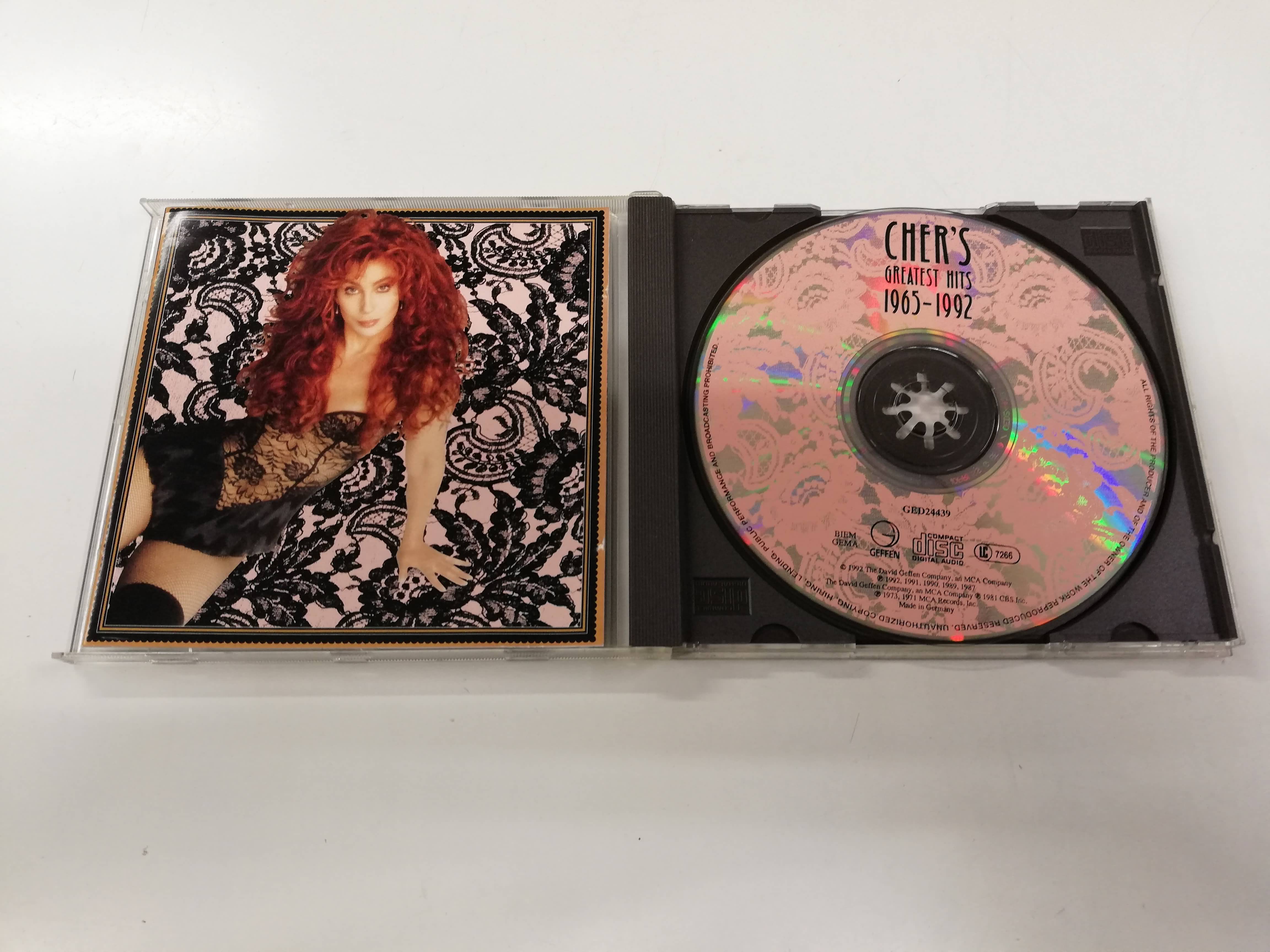 CD - CHER - GREATEST HITS 1965-1992