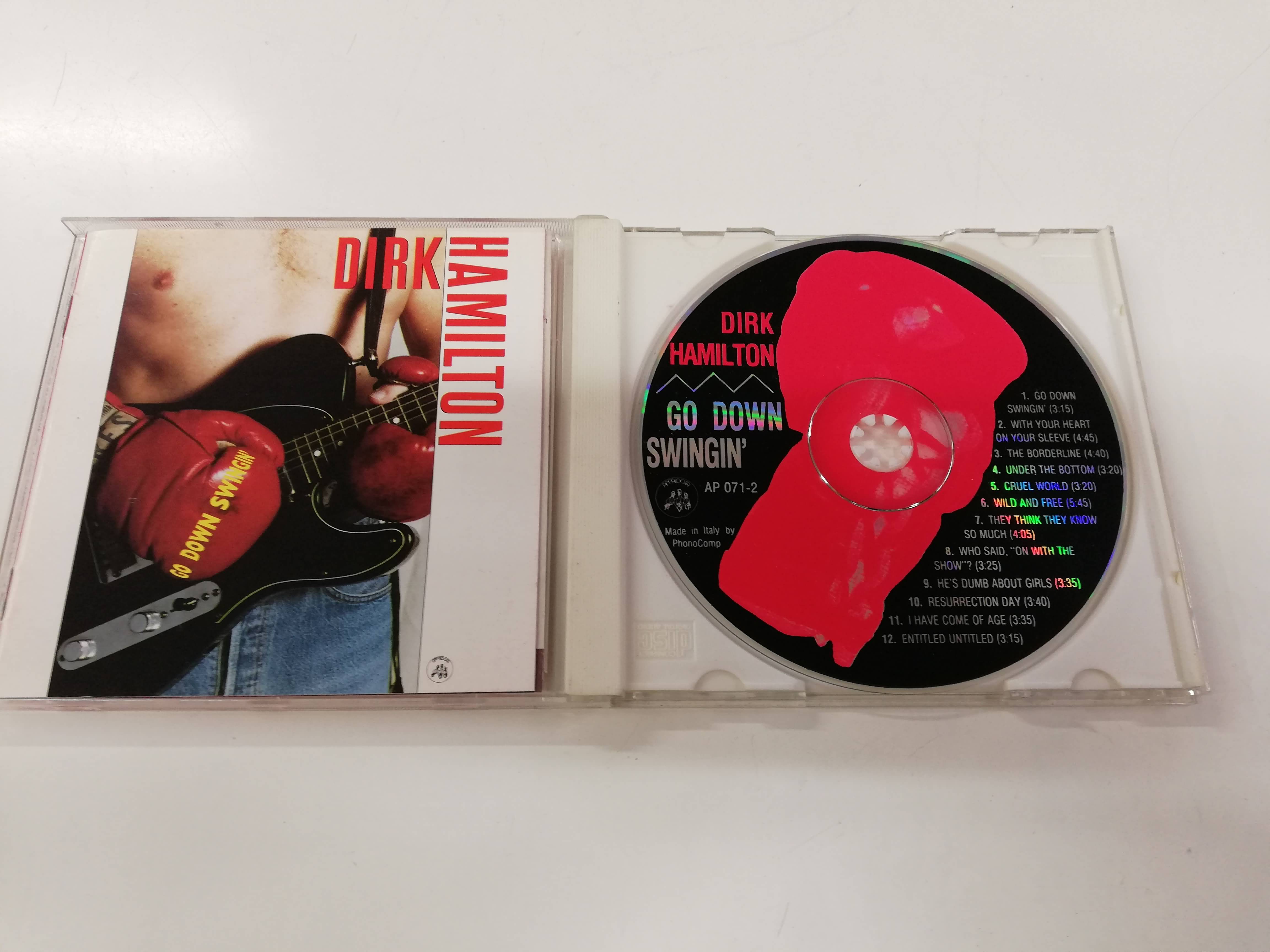 CD - DIRK HAMILTON - GO DOWN SWINGIN'