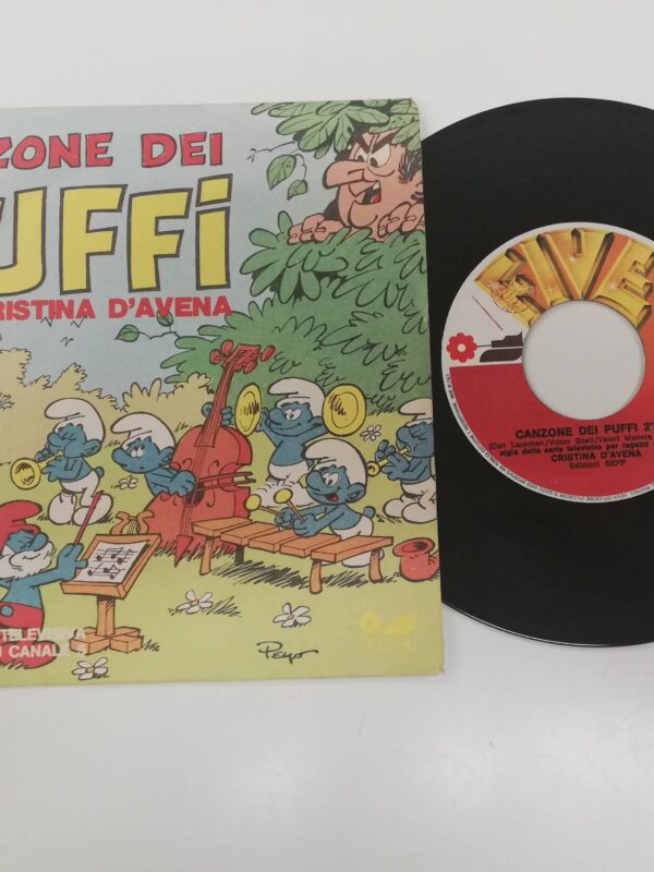 45 GIRI VINYL - CRISTINA D'AVENA - CANZONE DEI PUFFI