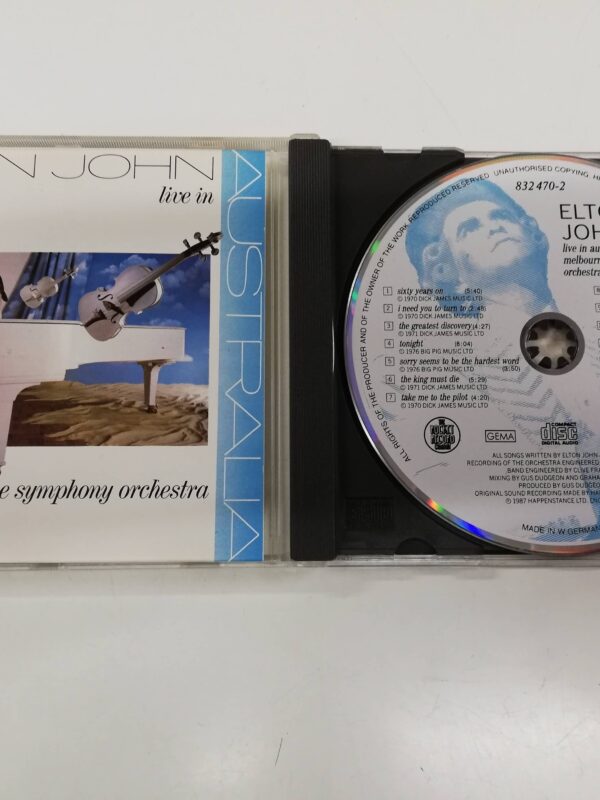 CD - Elton John With Melbourne Symphony Orchestra - Live In Australia