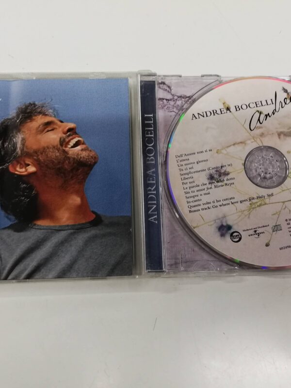 CD - Andrea Bocelli - Andrea
