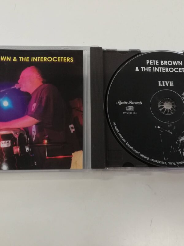 CD - Pete Brown & The Interoceters - Live