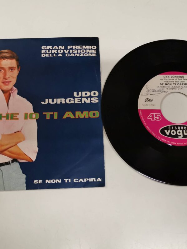 45 GIRI VINYL - Udo Jurgens - Ora Che Io Ti Amo