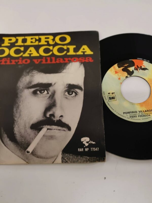 45 GIRI VINYL - Piero Focaccia - Porfirio Villarosa