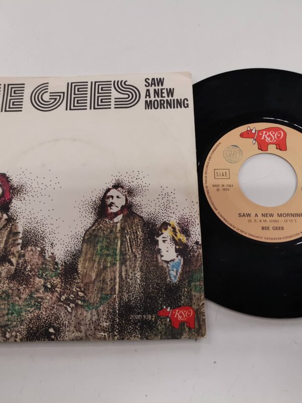 45 GIRI VINYL - Bee Gees - Saw A New Morning