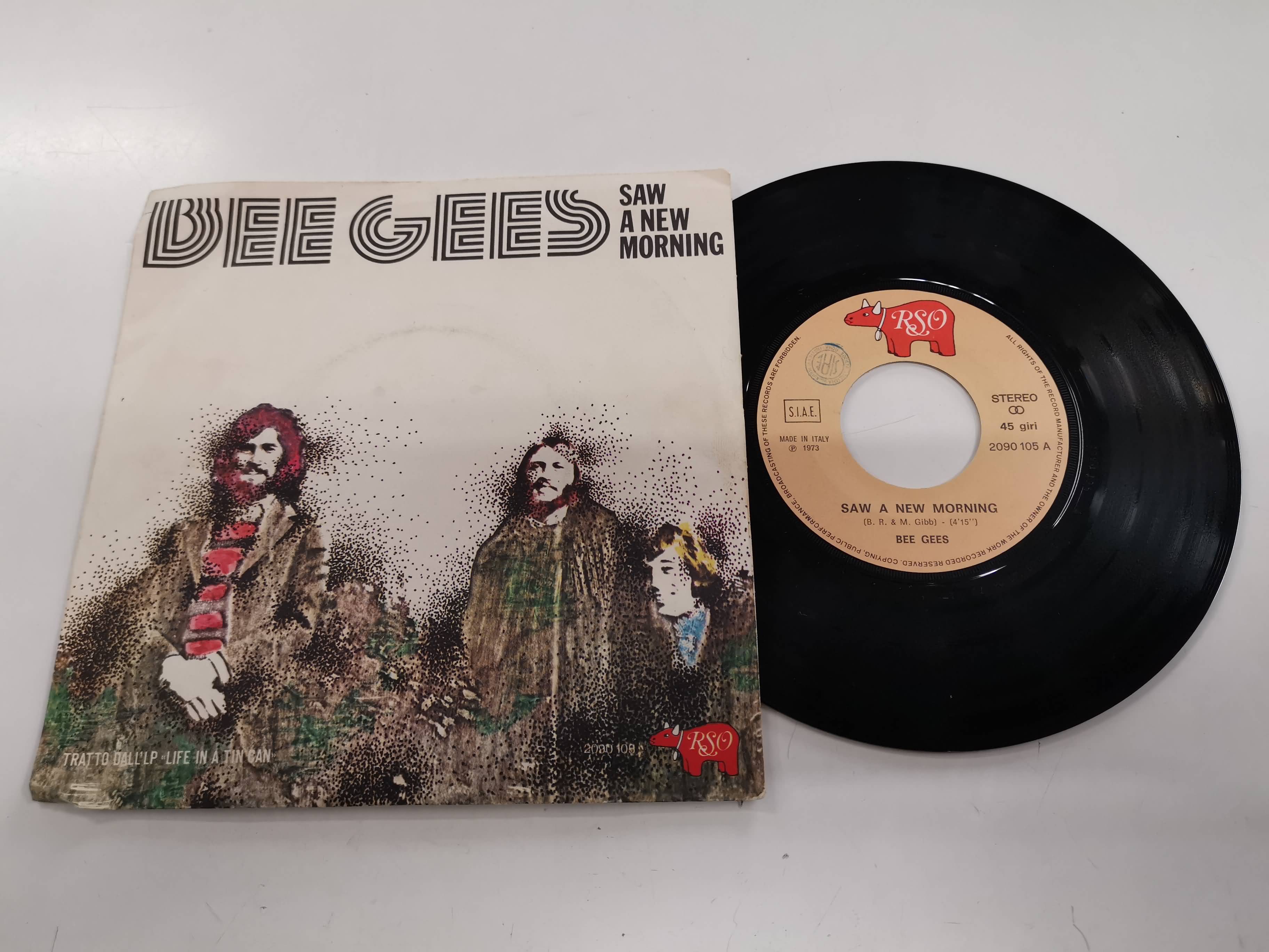 45 GIRI VINYL - Bee Gees - Saw A New Morning