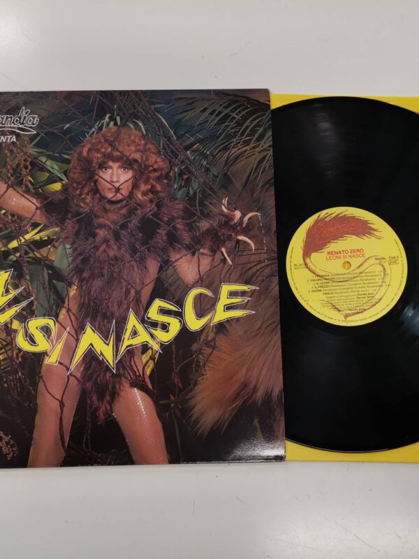 LP - Renato Zero - Leoni Si Nasce