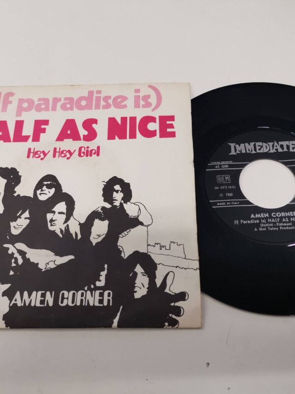 45 GIRI VINYL - Amen Corner - (If Paradise Is) Half As Nice