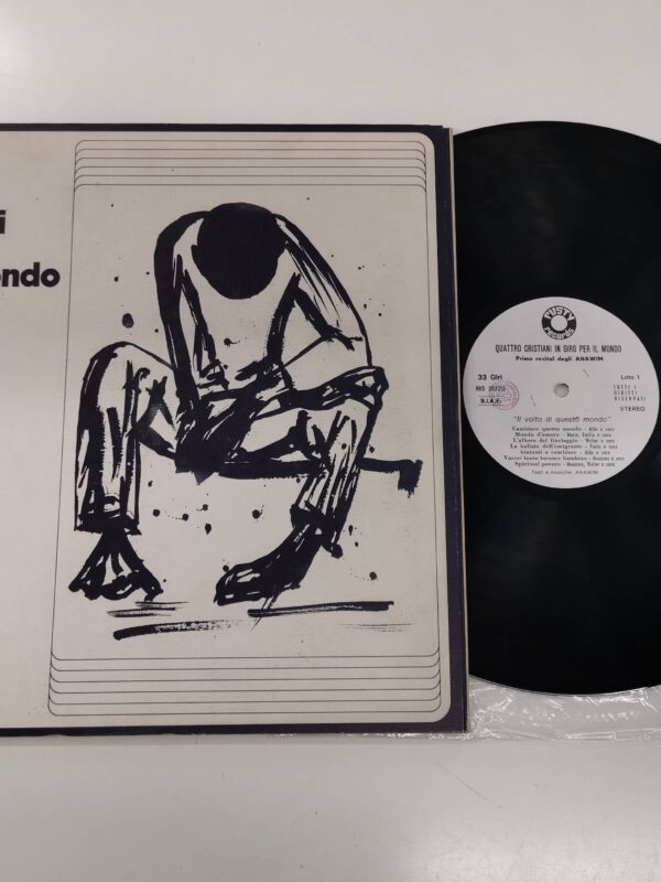 LP - Gli Anawim - Quattro Cristiani In Giro Per Il Mondo (Primo Recital Degli Anawim)