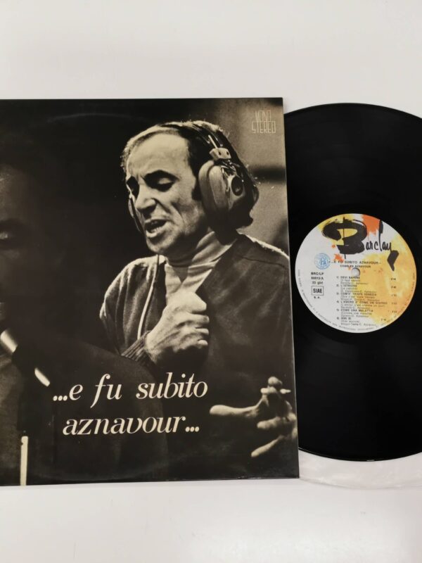 LP - Charles Aznavour - ...E Fu Subito Aznavour...