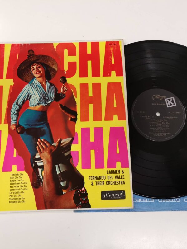 LP - Carmen & Fernando Del Valle & Their Orchestra - Cha Cha Cha