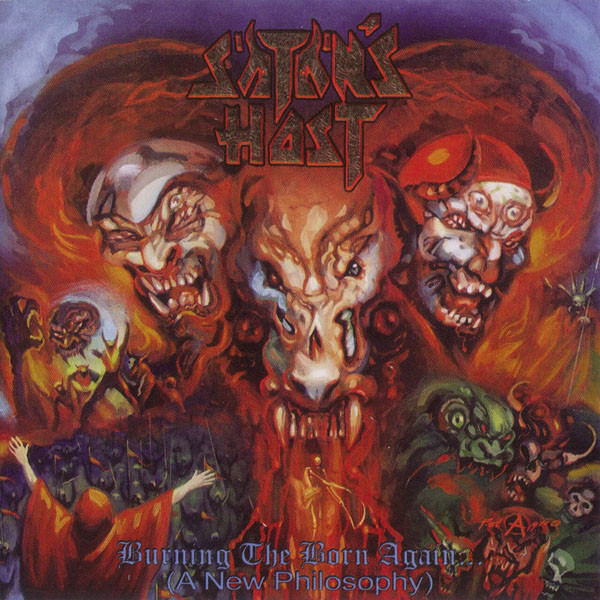 CD - Satan's Host - Burning The Born Again... (A New Philosophy)