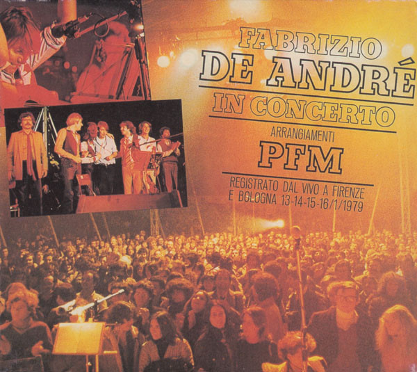 CD - Fabrizio De Andre' - In Concerto