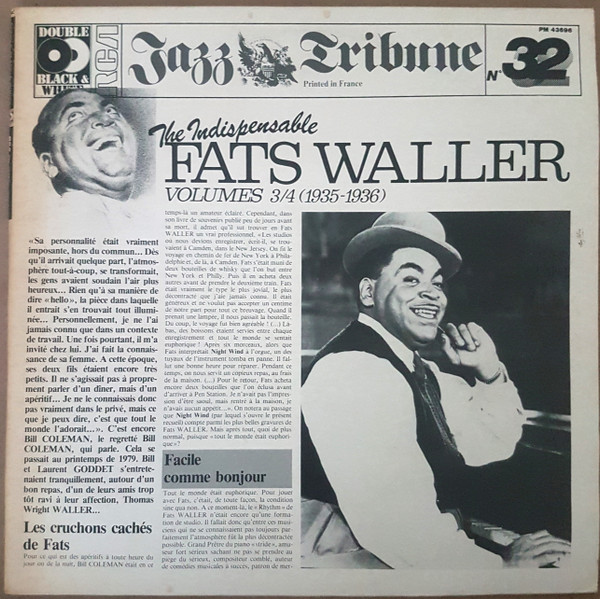 CD - Fats Waller - The Indispensable Fats Waller - Volumes 3/4 (1935-1936)