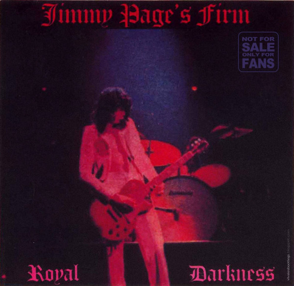 CD - The Firm - Jimmy Page's Firm Royal Darkness